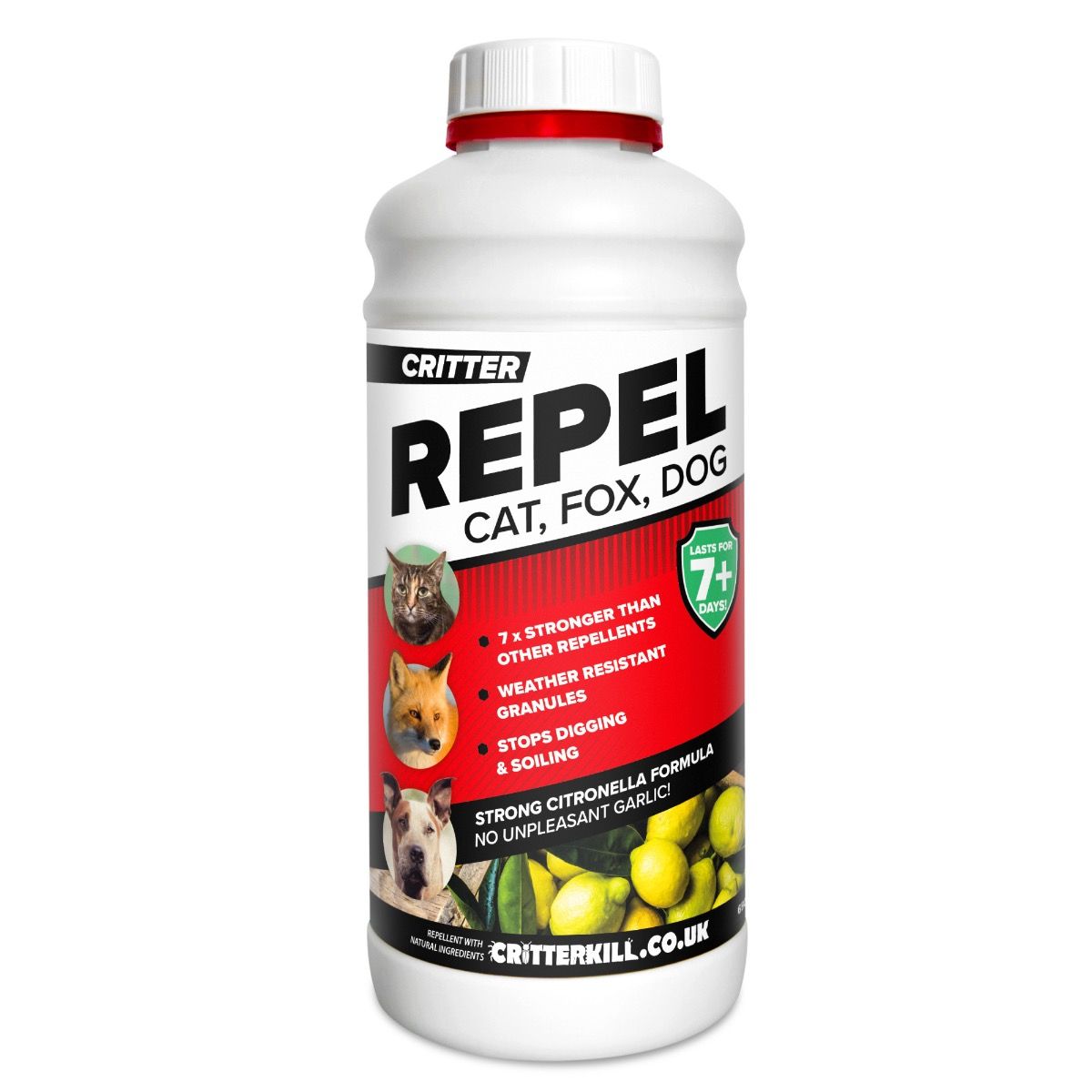 Critter Repel Animal Repellent Granules 650g Critterkill Pest Control
