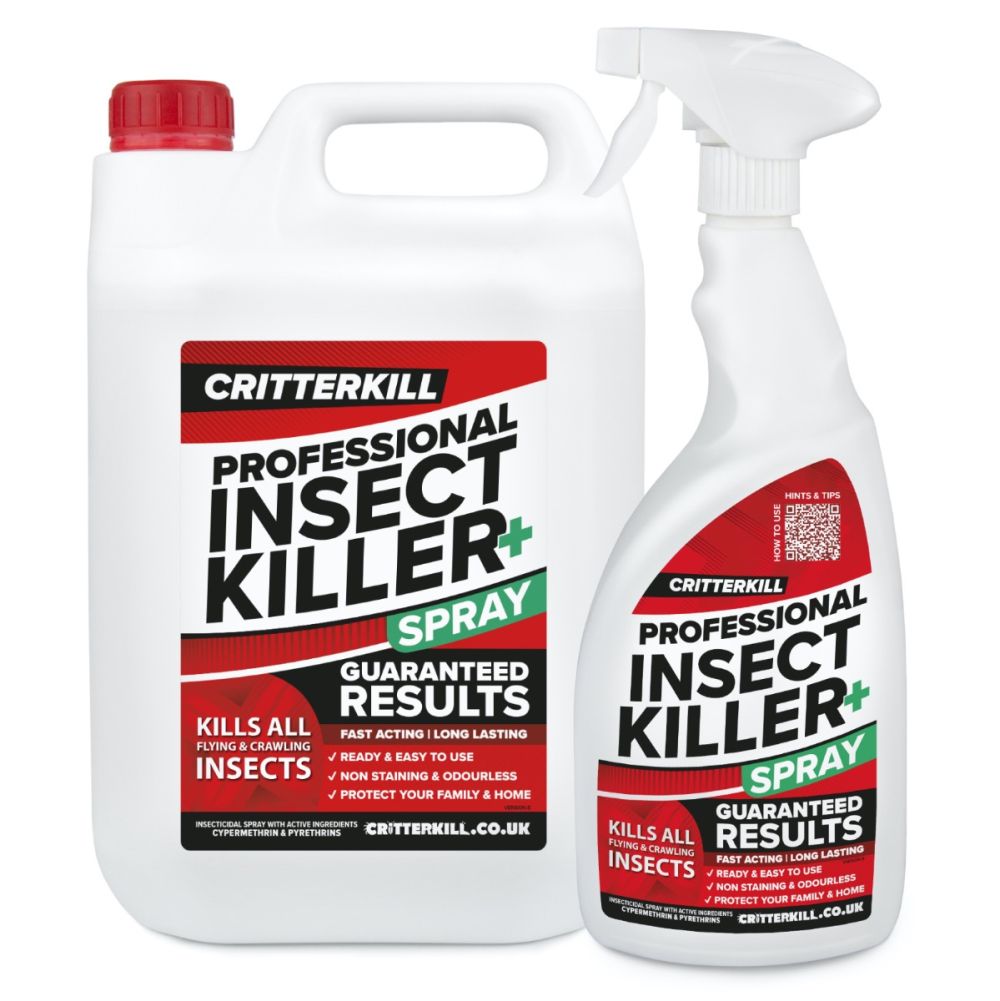 CritterKill Professional Insect Killer Spray 5L 1L Free