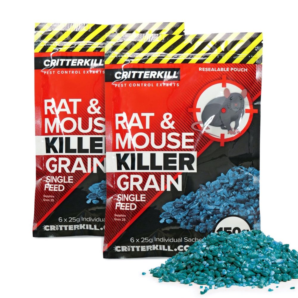 CritterKill Rat Mouse Killer Poison Grain Bait