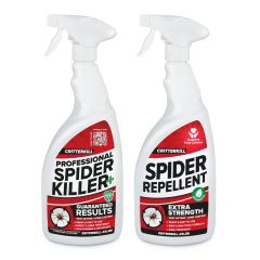 Critterkill Spider Repellent Spray - 1 Litre + Spider Killer Spray - 1 Litre